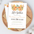 pumpkin theme thanksgiving dinner party let&